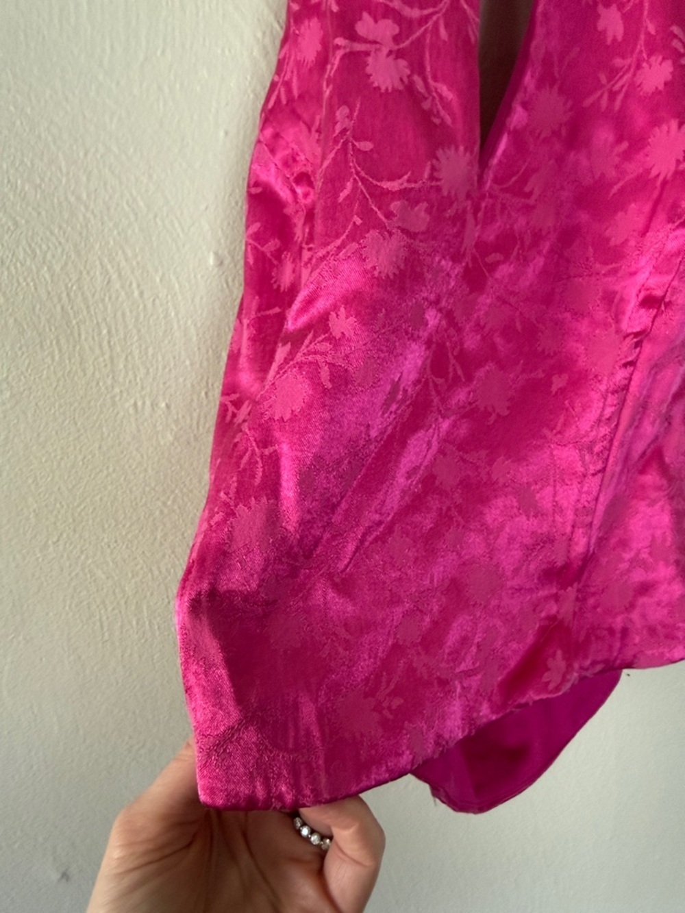 Zara Fuchsia Pink Halter Tank Top - Picture 4 of 7